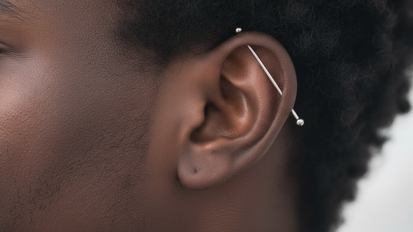 Piercing transversal: a joia perfeita para um visual ousado